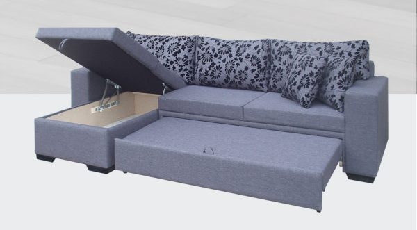 Γωνιακός καναπές κρεβάτι KATE